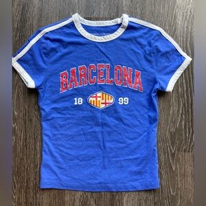 Barcelona Short Sleeve Baby Tee